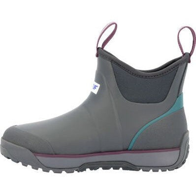 Xtratuf Women's Fleege Lined WP Ankle Deck Work Boot -Grey- AIWR100  - Overlook Boots