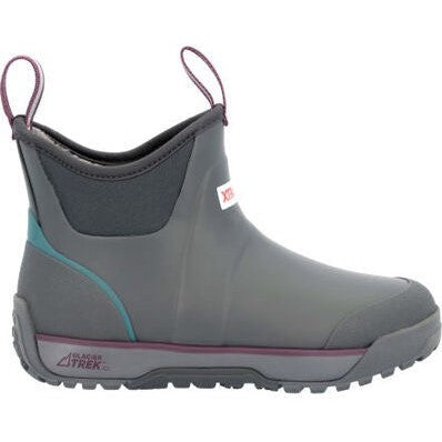 Xtratuf Women's Fleege Lined WP Ankle Deck Work Boot -Grey- AIWR100 5 / Medium / Grey - Overlook Boots