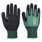 Portwest SG Cut B18 Nitrile Glove (Pk12) - Green/Black - AP15 Small / Green / Olive - Overlook Boots