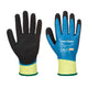 Portwest Cut D13 Nitrile Aqua Glove A4 - Blue/Black - 12 Pack - AP50 S - Overlook Boots