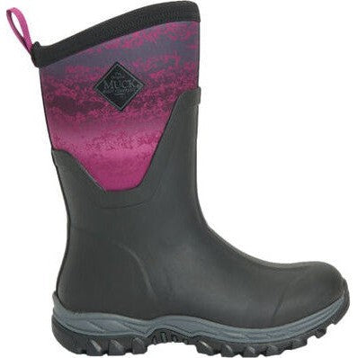 Muck Women's Arctic Sport II Waterproof Mid Work Boot - Black - AS2M004 5 / Medium / Black - Overlook Boots