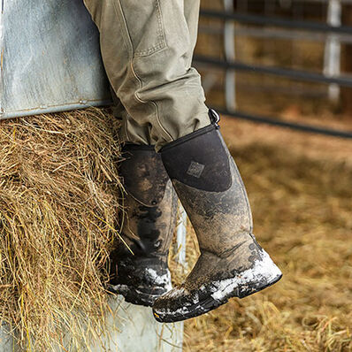 Muck Men's Arctic Ice Arctic Grip Waterproof Tall Work Boot -Black- AV