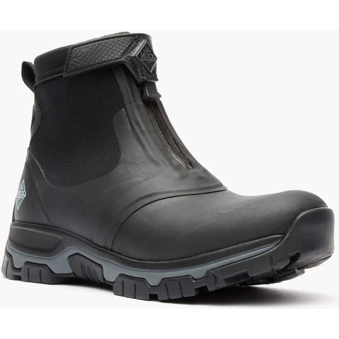 Muck Men's Apex Mid Zip Waterproof Hunt Boot - Black - AXMZ-000 7 / Medium / Black - Overlook Boots