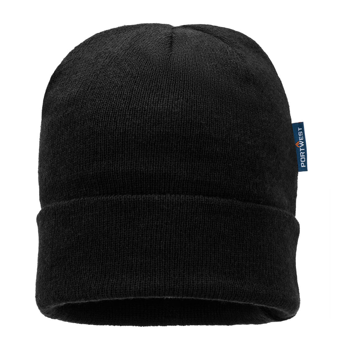 Portwest Unisex Knit Hat Insulatex Lined - Black - B013 - Overlook Boots