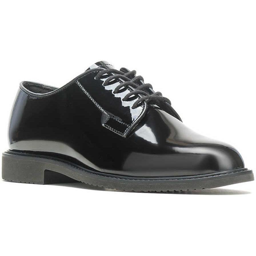 Bates Men's Sentry High Gloss Oxford Duty Shoe - Black - E01842 7 / Medium / Black - Overlook Boots
