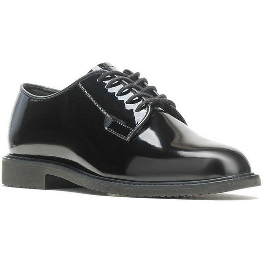 Bates Women's Sentry High Gloss Oxford Duty Shoe - Black - E07842 5 / Medium / Black - Overlook Boots