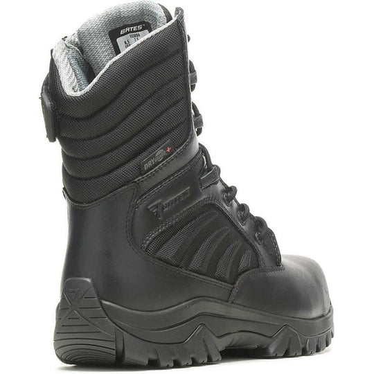 Bates Men's GX X2 Nano Toe Waterproof Tall Side Zip Duty Boot - Black - E03886 - Overlook Boots