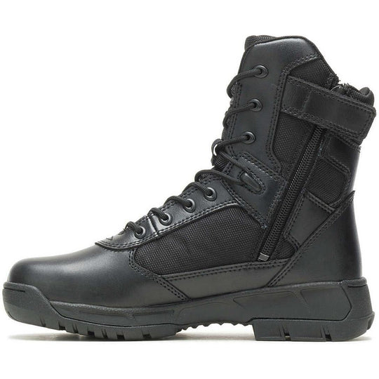 Bates Women's Tactical Sport 2 Side Zip Tall Work Boot - Black - E03580 - Overlook Boots