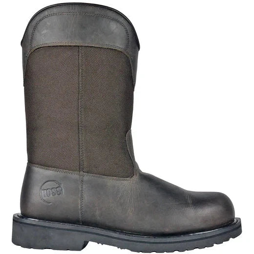 Hoss Men's Buck 11" Steel Safety Toe Duty Boot - Black 90416  - Overlook Boots