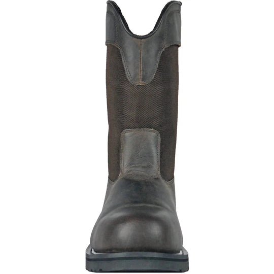 Hoss Men's Buck 11" Steel Safety Toe Duty Boot - Black 90416  - Overlook Boots