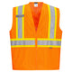 Portwest Hi-Vis X Back Contrast Vest - Orange - 12 Pack - CA101 S / Orange - Overlook Boots