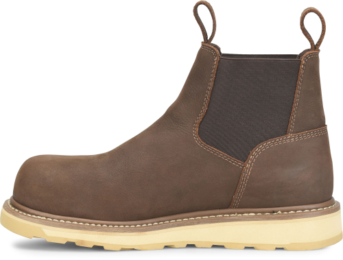 Carolina Men's Gritstone 6" Comp Toe Chelsea Work Boot - Brown - CA3605
