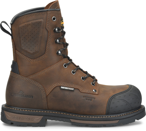 Carolina Men's Blockade 8" Comp Toe Work Boot - Brown - CA3701 8 / Medium / Brown - Overlook Boots
