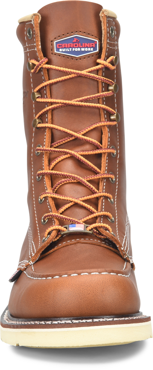 Carolina Men's AMP 8" Wedge Work Boot - Brown - CA7002 - Overlook Boots