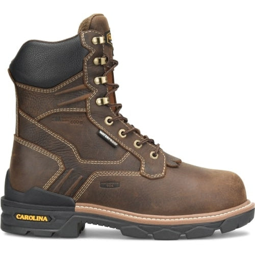 Carolina Men's Cardinal 8" Comp Toe WP 600G Ins Work Boot -Brown- CA7838 8 / Medium / Brown - Overlook Boots