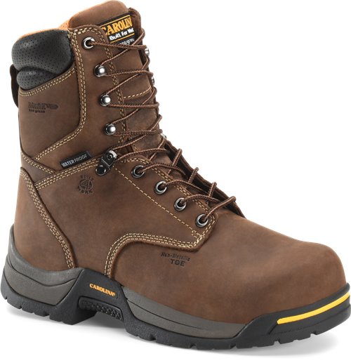 Carolina Men's Bruno Hi 8" Comp Toe 600G Work Boot - Brown - CA8521 - Overlook Boots