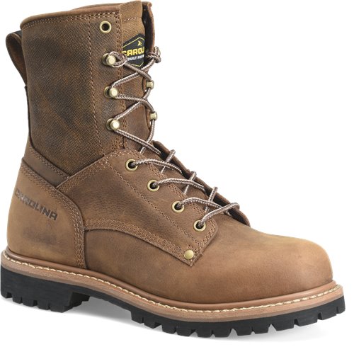 Carolina Men's Overhaul 8" Work Boot - Brown - CA9629 - Overlook Boots