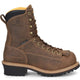 Carolina Men’s Driller 8” Composite Toe Waterproof Logger Work Boot – Brown (CA9828) - Overlook Boots