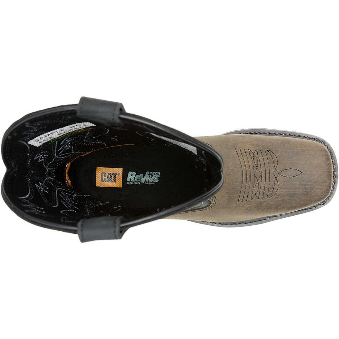 Cat Men's Colorado Frontier Soft Toe Western Work Boot - Grey - P51093 - Overlook Boots