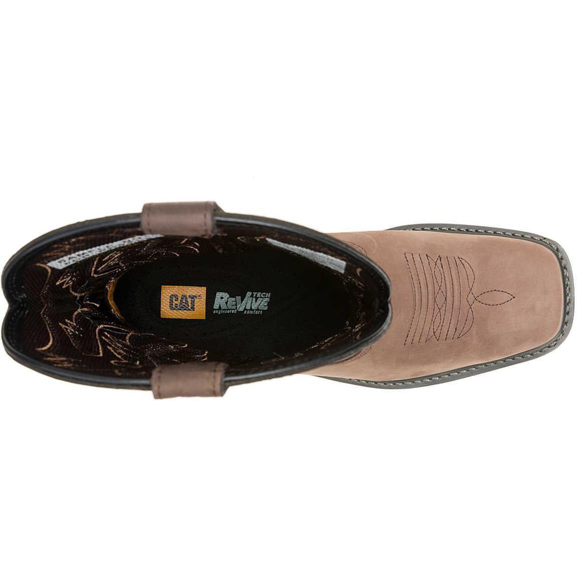 Cat Men's Colorado Frontier Soft Toe Western Work Boot - Coffee - P51095 - Overlook Boots