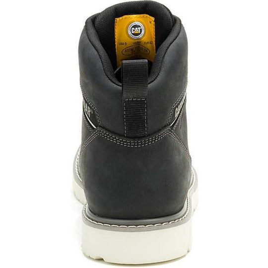 Cat Men's Reclaimer Soft Toe Waterproof Wedge Work Boot - Black - P51106 - Overlook Boots