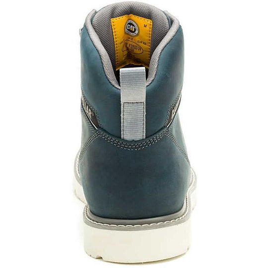 Cat Women's Reclaimer Soft Toe Waterproof Wedge Work Boot - Navy - P51111 - Overlook Boots