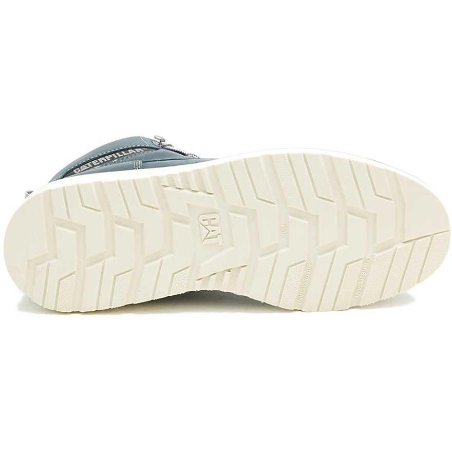 Cat Women's Reclaimer Soft Toe Waterproof Wedge Work Boot - Navy - P51111 - Overlook Boots