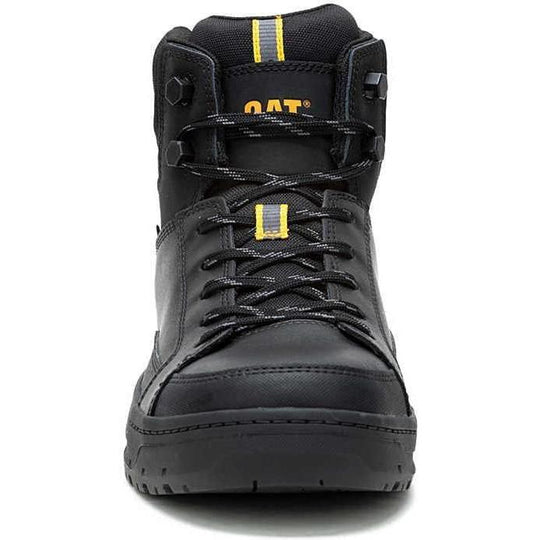 Cat Men's Streamline Court Mid Comp Toe Work Shoe - Black - P91521 - Overlook Boots