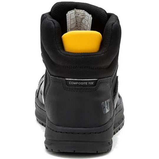 Cat Men's Streamline Court Mid Composite Toe Work Shoe - Black - P91521 - Overlook Boots
