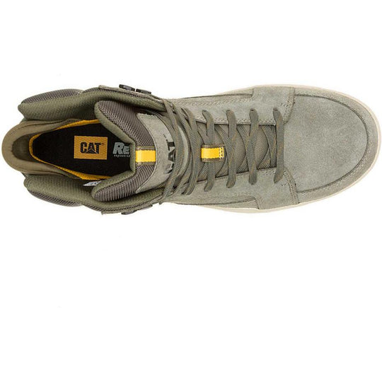Cat Men's Streamline Court Mid Composite Toe Work Shoe - Olive - P91623 - Overlook Boots