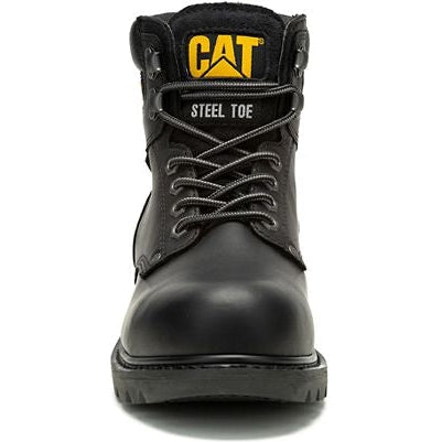 Cat Men's Second Shift Steel Toe WP Slip Resist Work Boot -Black- P91658  - Overlook Boots