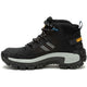 Cat Men's Invader Mid Vent Composite Toe Slip Resistant Work Boot -Black- P91664 - Overlook Boots