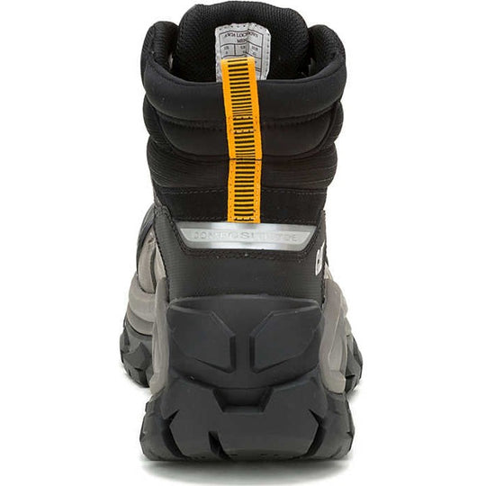Cat Men's Invader Max Composite Toe Waterproof Slip Resistant Work Boot -Gargoyle- P91730 - Overlook Boots