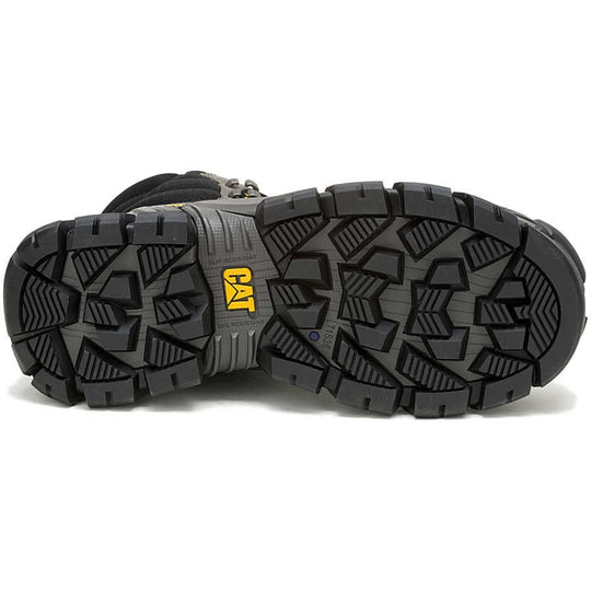 Cat Men's Invader Max Composite Toe Waterproof Slip Resistant Work Boot -Gargoyle- P91730 - Overlook Boots