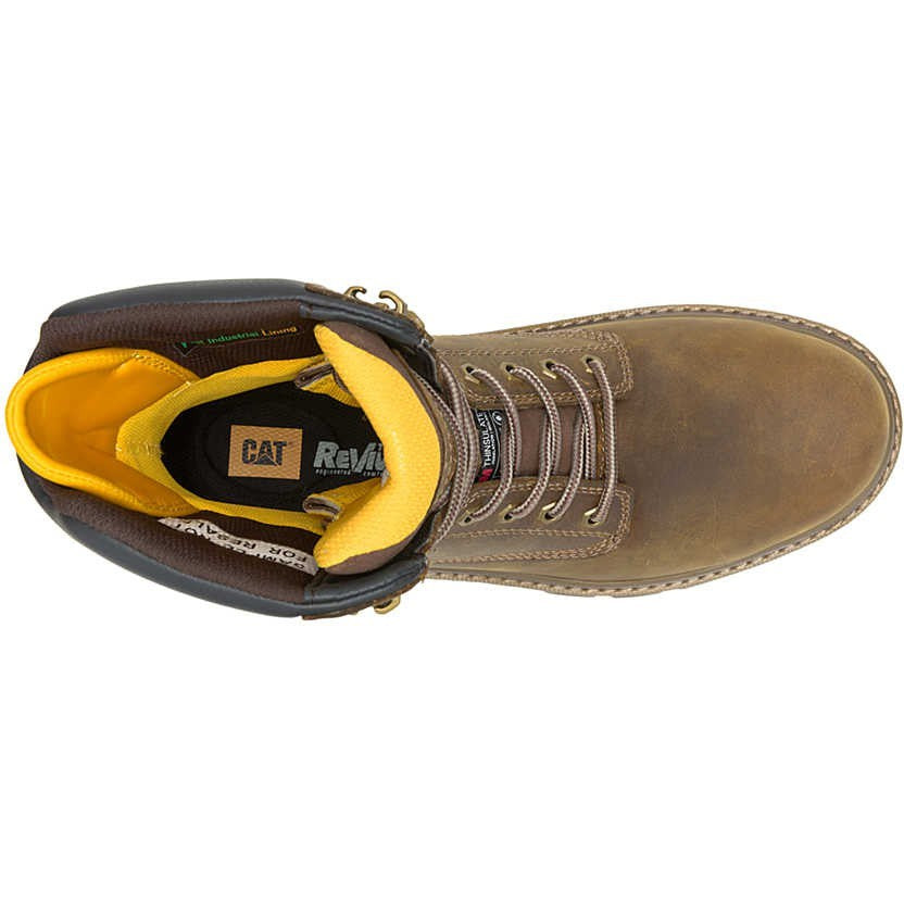 Cat Men's Colorado Equip 8" Composite Toe Waterproof 400G Thinsulate Work Boot - P91754 - Overlook Boots