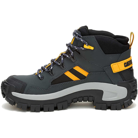 Cat Men's Invader Mid Vent Composite Toe Waterproof Work Boot -Shadows- P91757 - Overlook Boots
