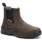 Cat Men's Striver Steel Toe Waterproof Chelsea Work Boot - Brown - P91758 5 / Medium / Brown - Overlook Boots