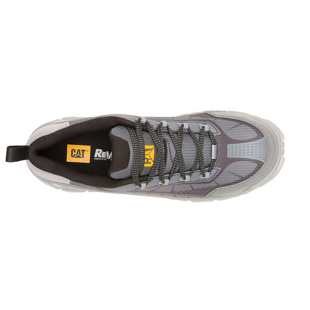 Gato！ Cat Invader Steel Toe - Black Men's Work Shoe - P91274