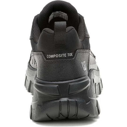 Cat Men's Invader Sport Lo CT Leather Work Shoe - Black - P91770 - Overlook Boots