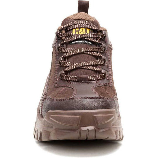 Cat Men's Invader Sport Lo CT Leather Work Shoe - Coffee - P91771 - Overlook Boots