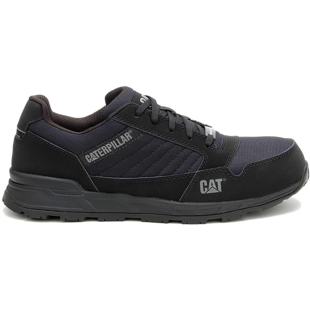 靴 YYYClarks Cat Men's Venward Composite Toe Slip Resistant Work Shoe - Black - P91
