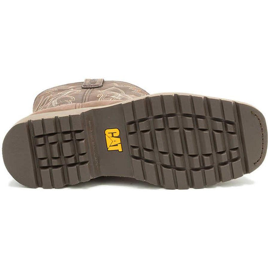 Cat Men's Colorado Frontier Steel Toe Western Boot - Coffee - P91795 - Overlook Boots