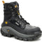 Cat Men's Invader Max 8" Comp Toe Waterproof Thinsulate Work Boot - Black - P91806 7 / Medium / Black - Overlook Boots