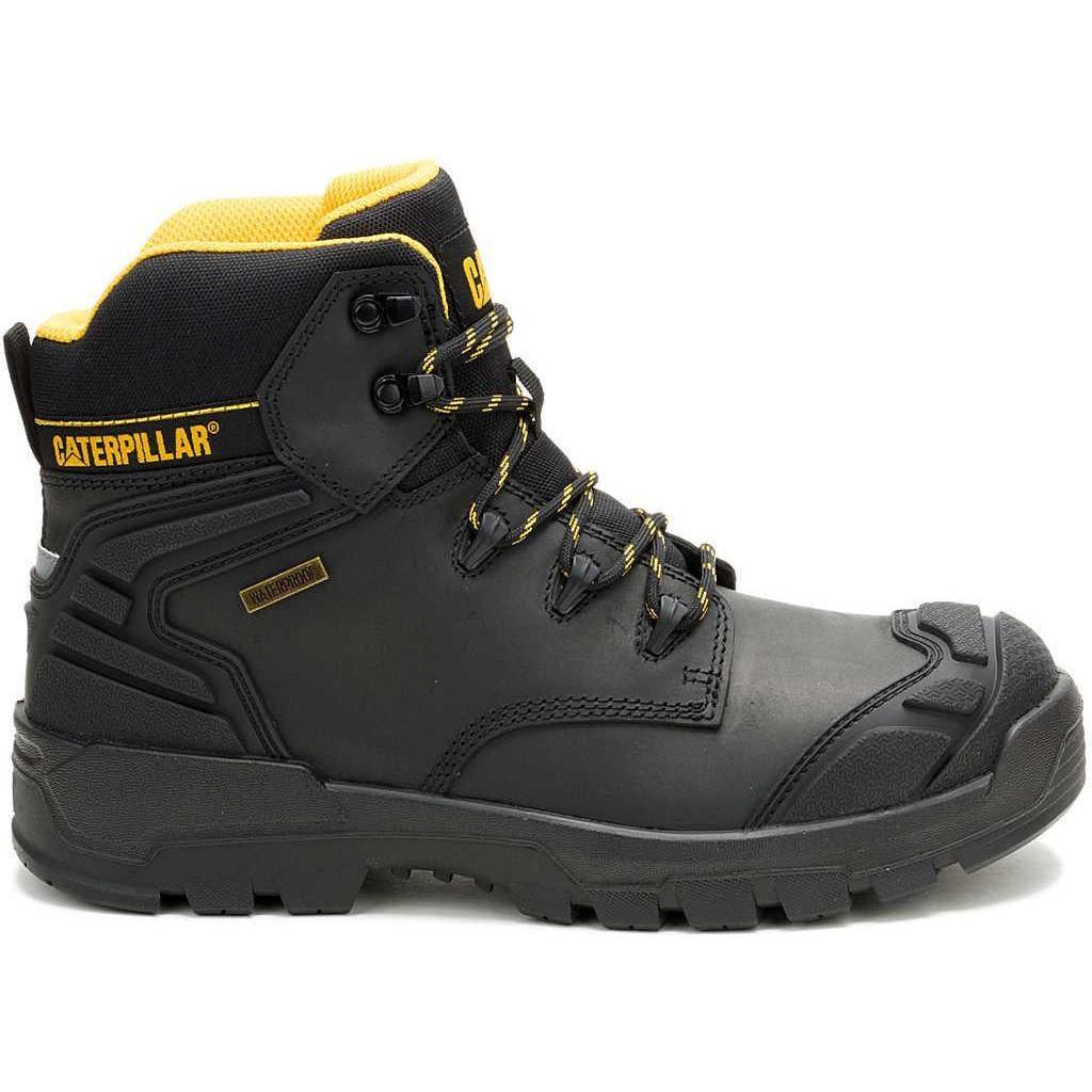 Cat Men's Striver XL Steel Toe Waterproof Lace Up Work Boot - Black - P91815 - Overlook Boots