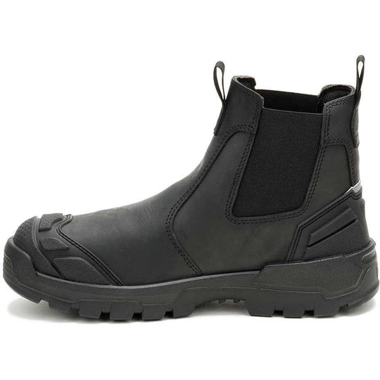 Cat Men's Striver XL Steel Toe Waterproof Chelsea Work Boot - Black - P91818 - Overlook Boots