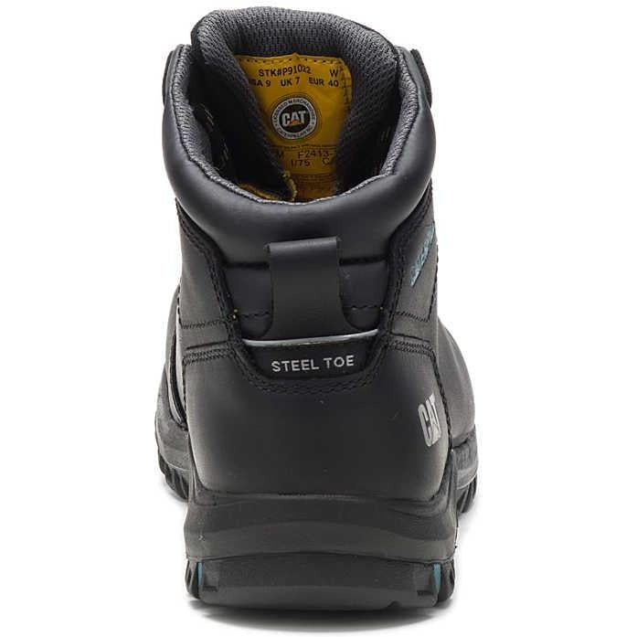 Cat Women's Mae Steel Toe Waterproof Slip Resistant Work Boot - Black - P91022 - Overlook Boots