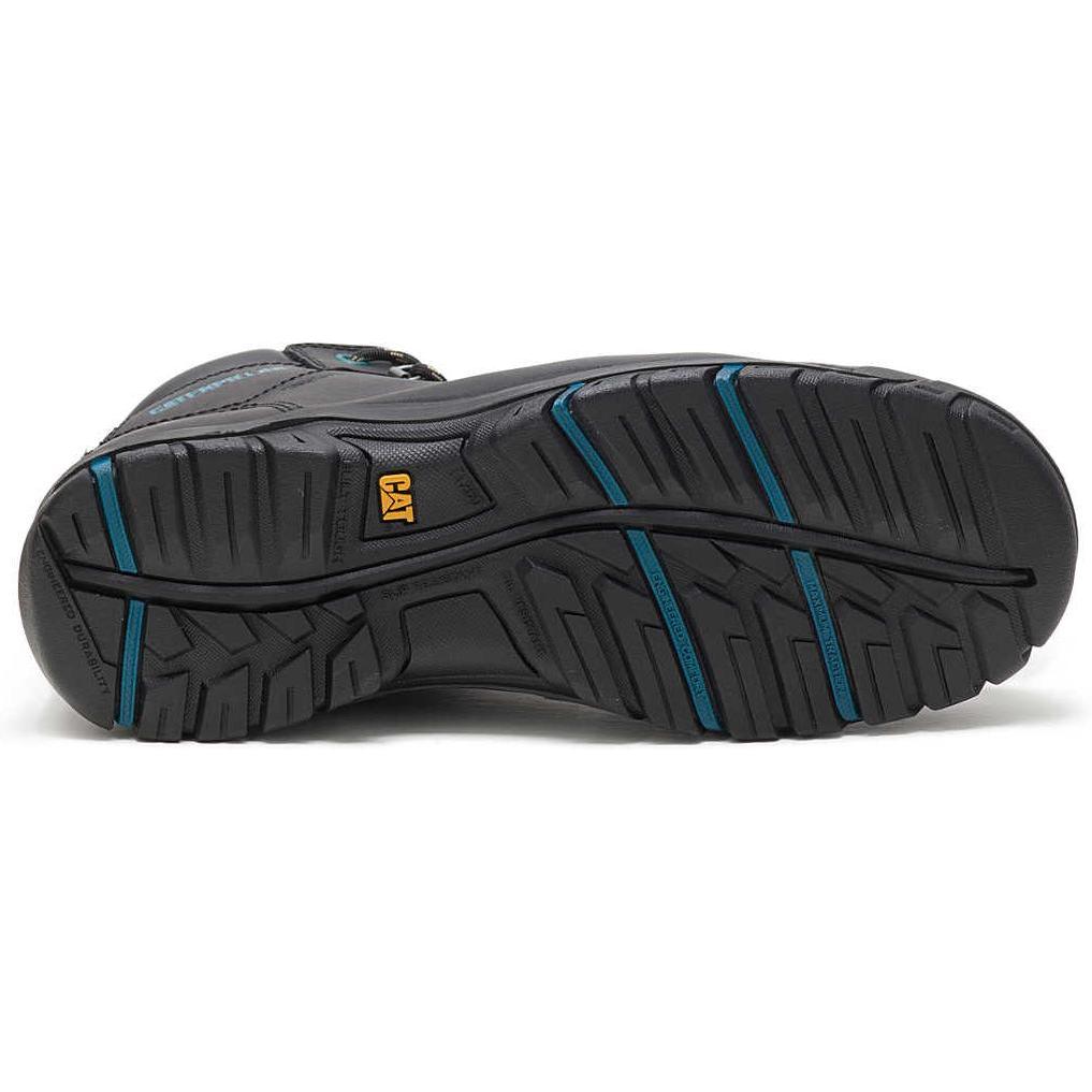 Cat Women's Mae Steel Toe Waterproof Slip Resistant Work Boot - Black - P91022 - Overlook Boots