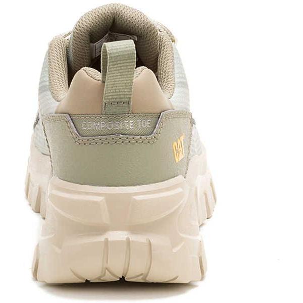 Cat Women's Invader Sport Lo Comp Toe Mesh Work Shoe - Stone - P91782 - Overlook Boots
