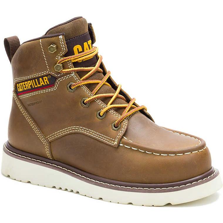 Cat Women's Reclaimer Steel Toe Waterproof Wedge Work Boot - Pyramid - P91836 5 / Medium / Pyramid - Overlook Boots