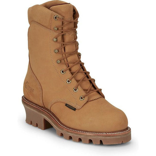 Chippewa Men's Super Dna 9" 400G Insulated Steel Toe Work Boot -Wheat- 59417 - Overlook Boots